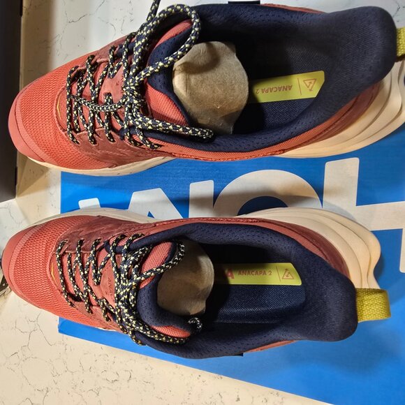 HOKA One Anacapa 2 Low GTX Waterprof Hiking Shoes~Mens 12~NEW~Gore-Tex~1141632 - Picture 7 of 14